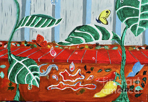 Raindrops Painting