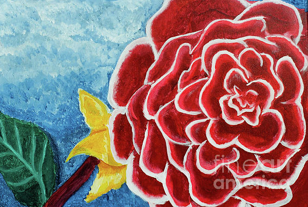 Red Rose Painting