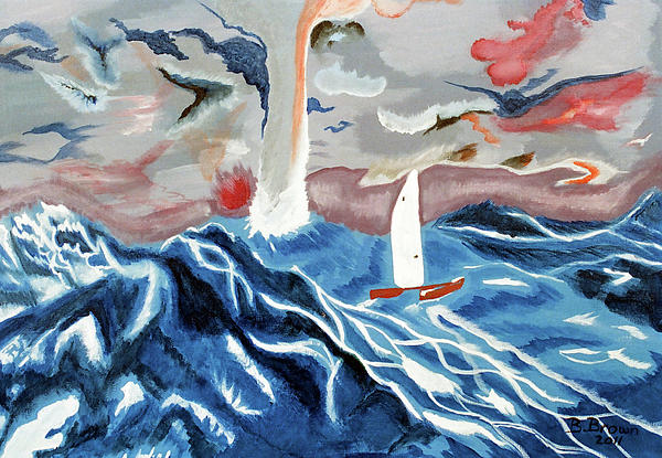 Storm Chaser Painting